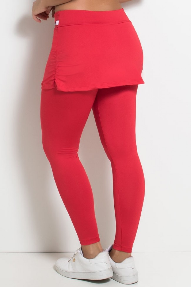 Legging preta com saia embutida discount