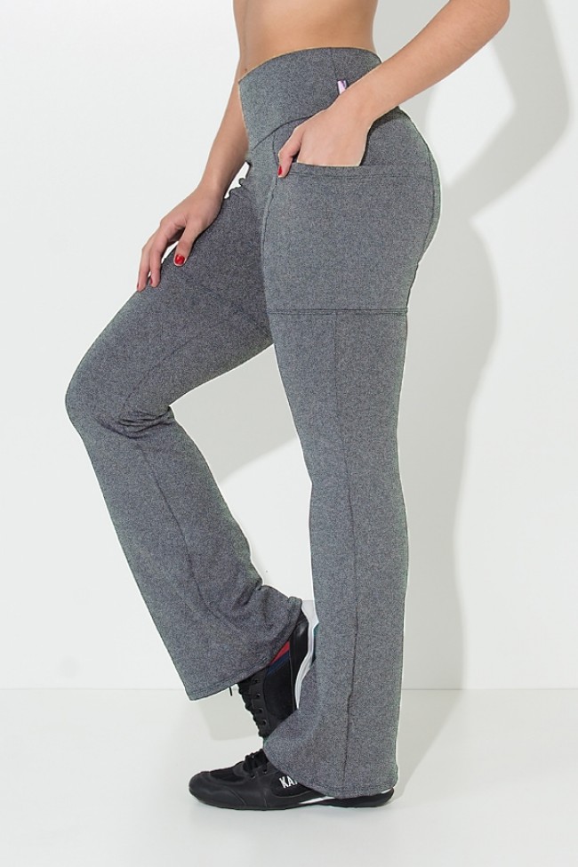 Cal a Bailarina Mescla com Bolso Lateral Kaisan
