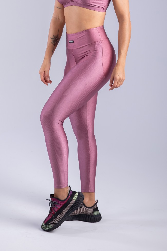 Calça legging sales brilhante colorida