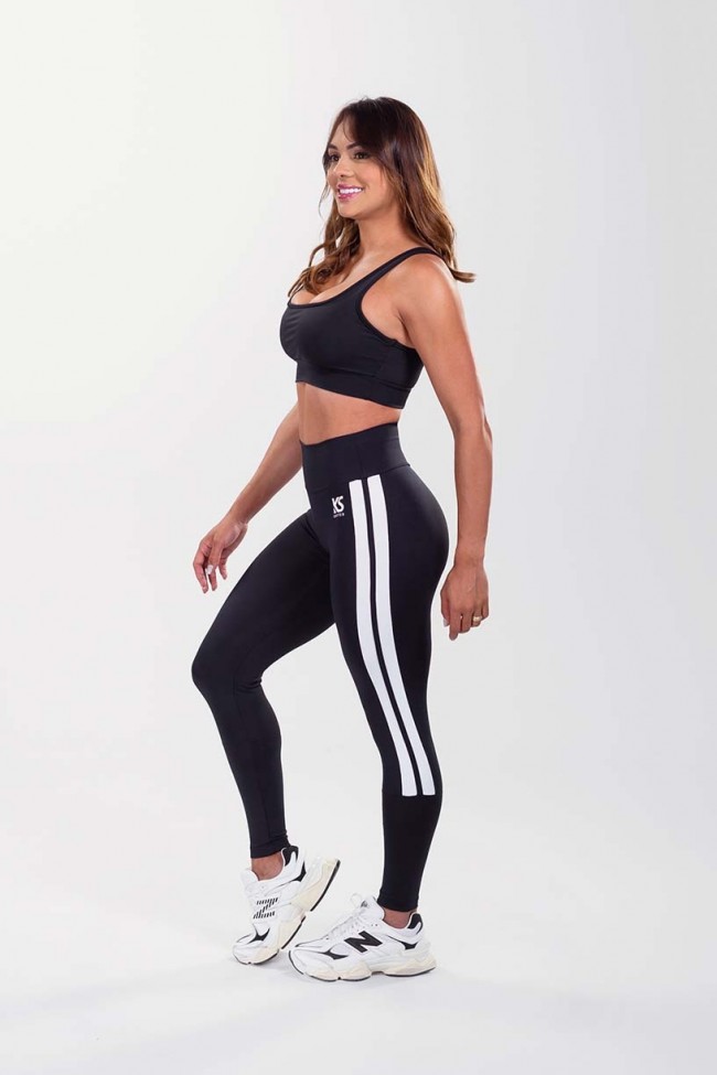 Legging com sales faixa lateral