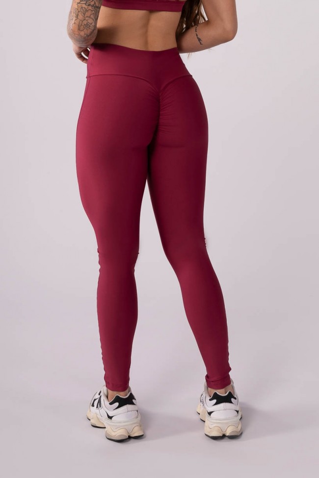 Calça sales legging vinho