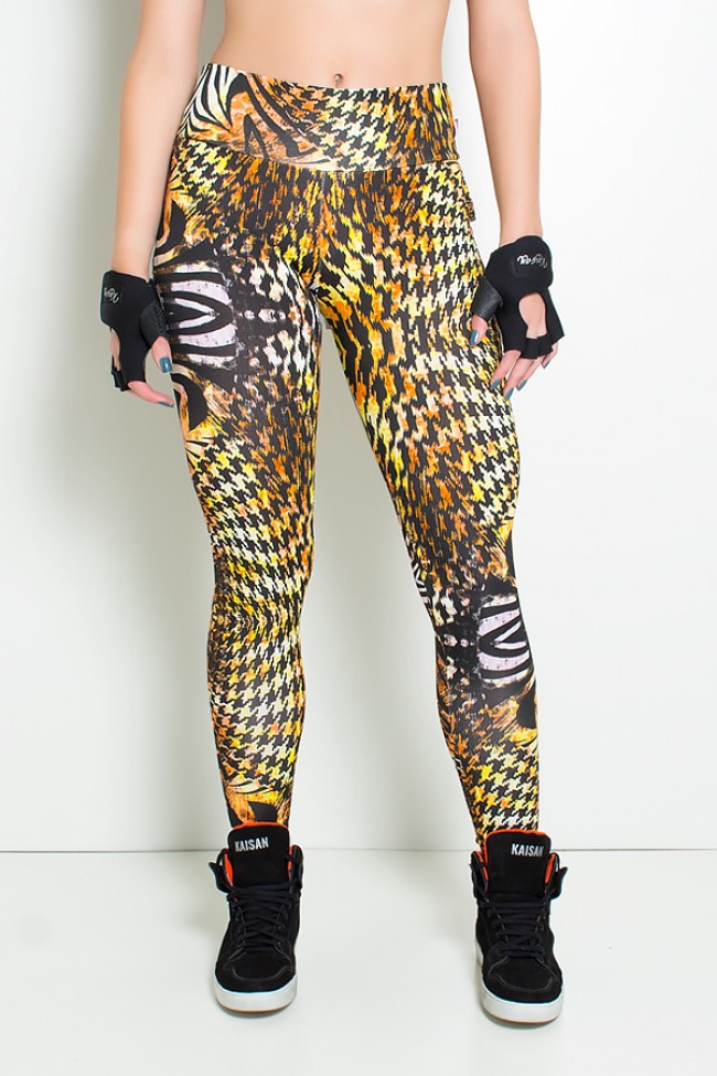 Legging com babado hot sale atras