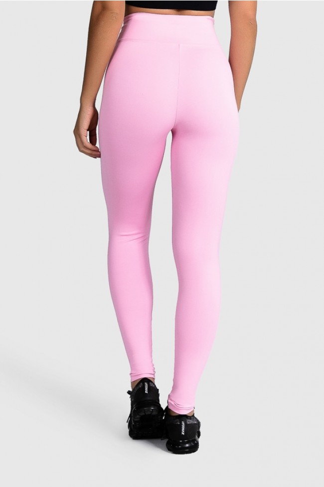 Calça Legging - Rosa Bebê - CORA MODA PRAIA E FITNESS