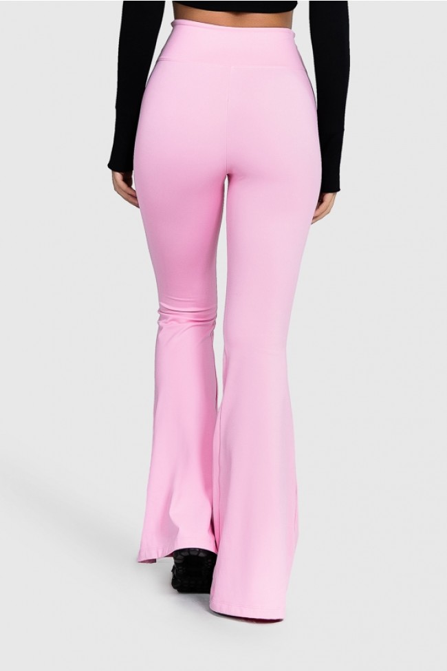 Calca flare rosa bebe discount
