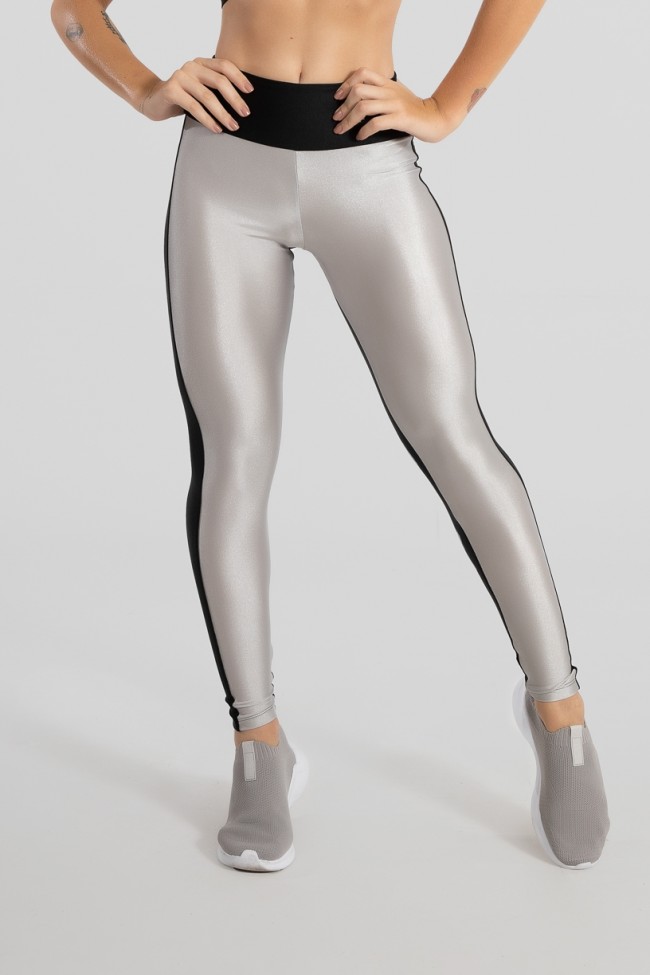 Calça sales legging prata