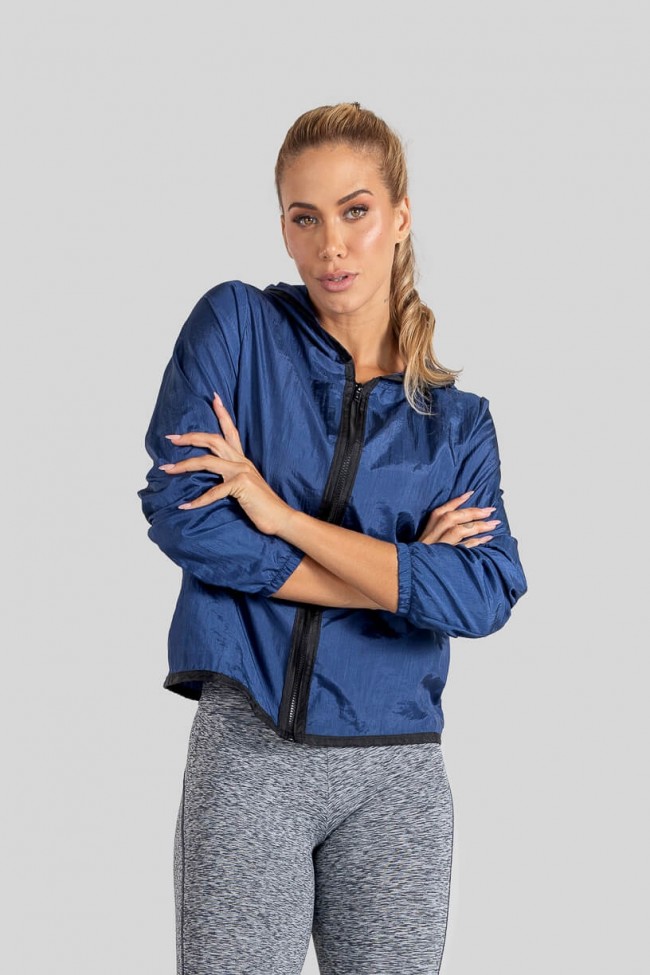 Corta Vento Azul Ref K3112 D Kaisan
