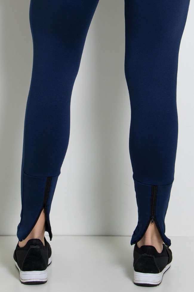 Cal a Legging Lisa com Fecho na Perna Marinho Kaisan