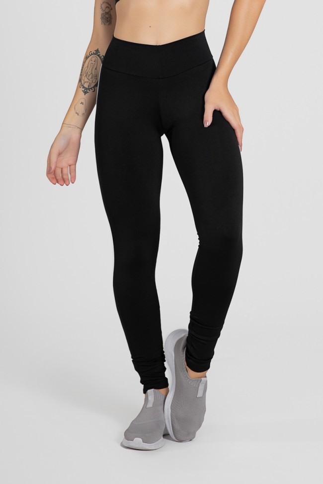 Calça cirre shop com listra lateral