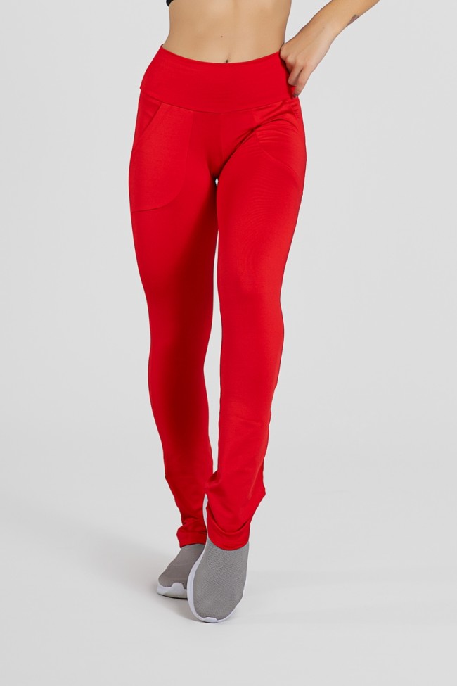 Calça discount bailarina vermelha