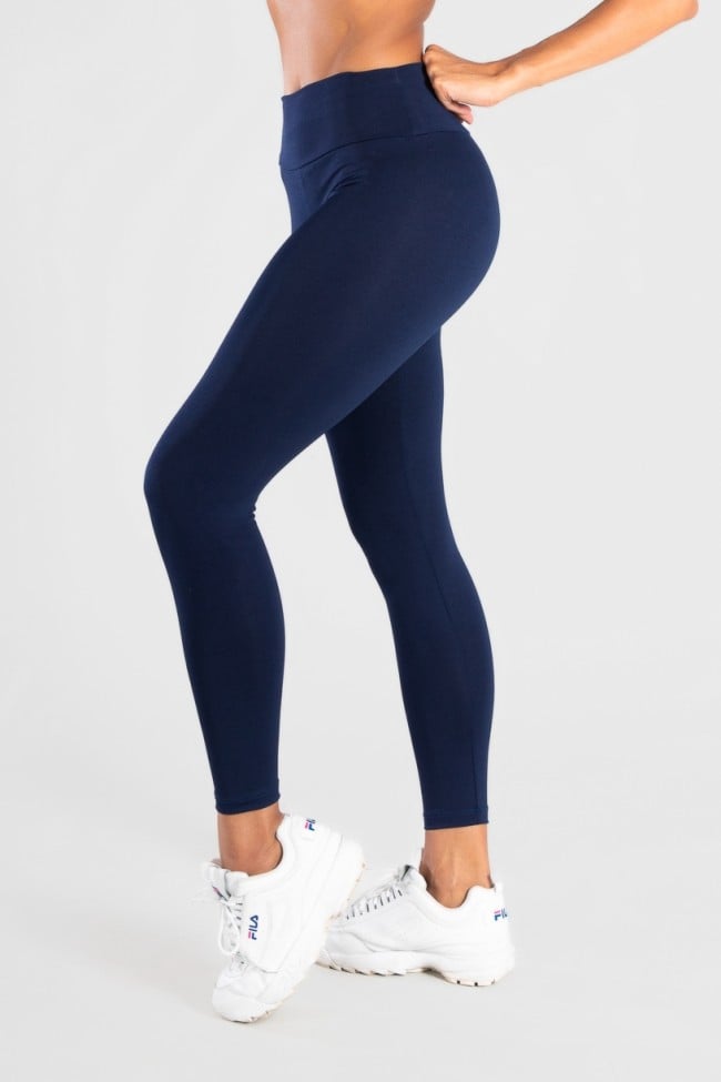 Calça suplex shop azul marinho