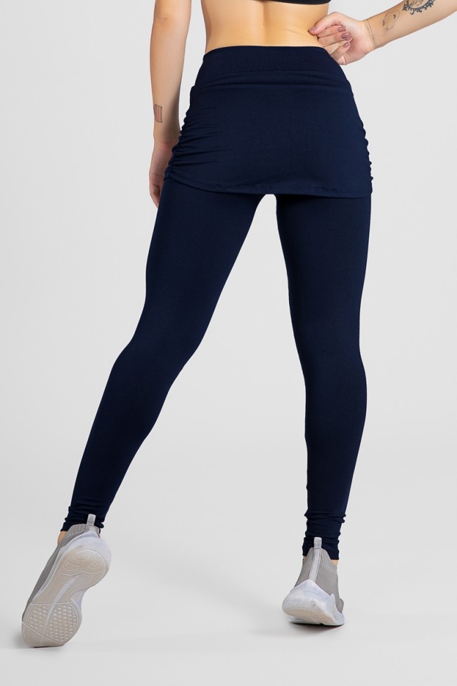 Legging franzida hot sale