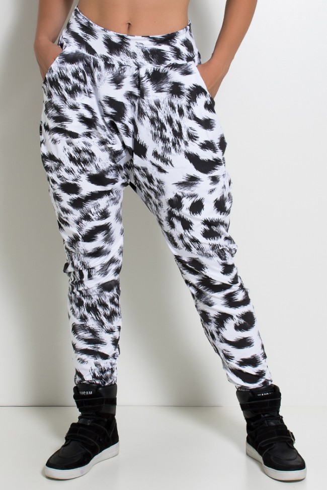Calça saruel shop estampada