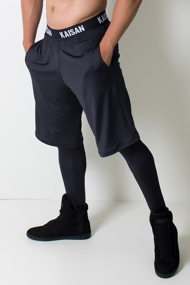 Short com calça legging sales