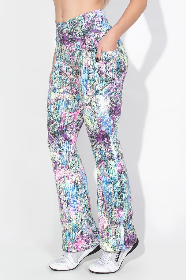 Calça shop bailarina estampada